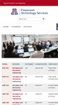 Mobile Screenshot of ctsrooms.arizona.edu