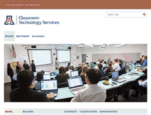 Tablet Screenshot of ctsrooms.arizona.edu