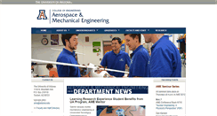 Desktop Screenshot of ame.engr.arizona.edu