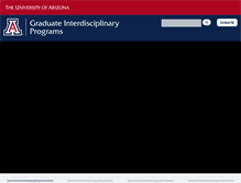 Tablet Screenshot of gidp.arizona.edu