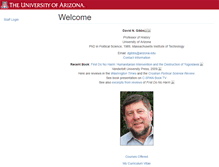 Tablet Screenshot of dgibbs.faculty.arizona.edu