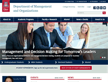 Tablet Screenshot of management.eller.arizona.edu