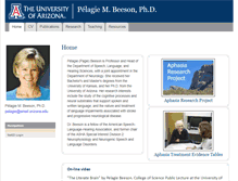 Tablet Screenshot of beeson.web.arizona.edu