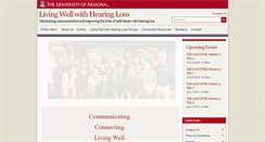 Desktop Screenshot of lwhl.arizona.edu