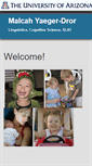 Mobile Screenshot of malcah.faculty.arizona.edu
