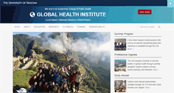 Desktop Screenshot of ghi.arizona.edu