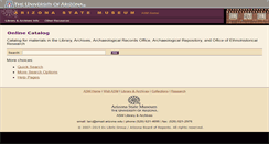Desktop Screenshot of larc.asmua.arizona.edu