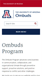 Mobile Screenshot of ombuds.arizona.edu