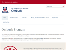 Tablet Screenshot of ombuds.arizona.edu