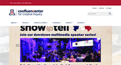 Desktop Screenshot of confluencenter.arizona.edu