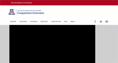 Desktop Screenshot of extension.arizona.edu