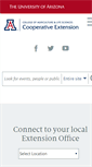 Mobile Screenshot of extension.arizona.edu