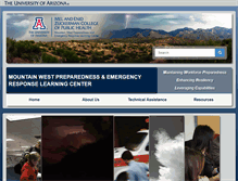 Tablet Screenshot of mwperlc.arizona.edu