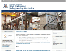 Tablet Screenshot of ceem.engr.arizona.edu