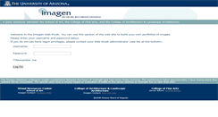 Desktop Screenshot of imagen.arizona.edu